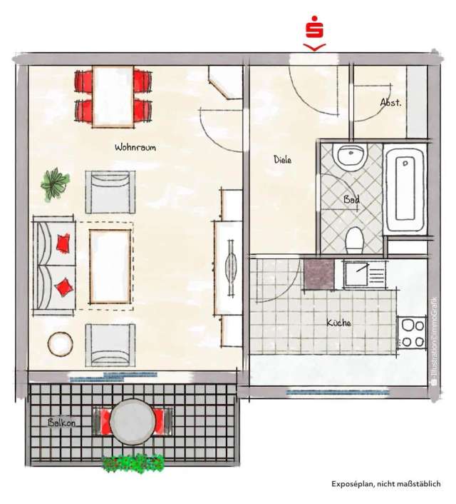 Einziehen oder Vermieten!...1-Zi.-Wohnung in ER-Frauenaurach