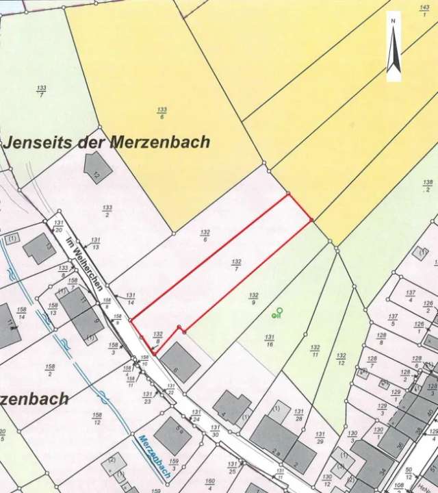 Grundstück in Lebach mit 1288 m²  für Einfamilienhaus