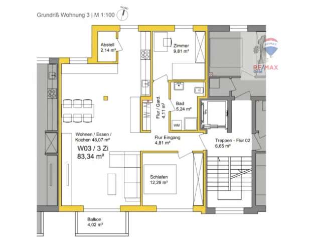 Moderne 3 Zimmer Wohnung mit Südbalkon in Crailsheim Neubau Erstbezug