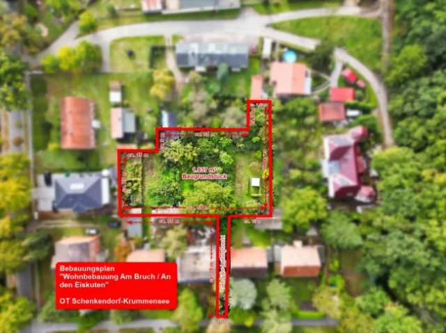 Baugrundstück Mittenwalde - Entwicklungspotenzial mit GRZ 0,4 und GFZ 1,2