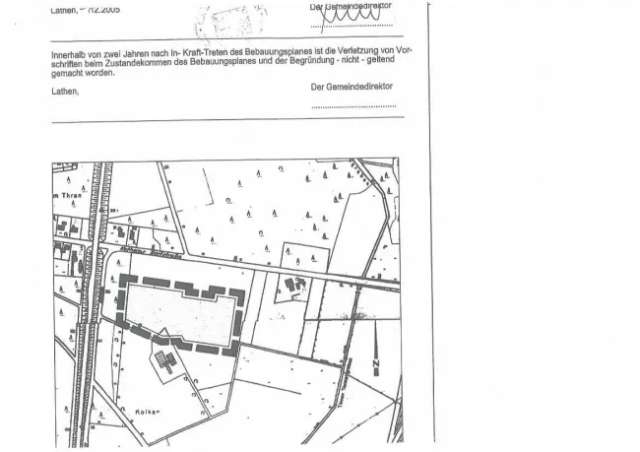 Eckbaugrundstück ohne Bauzwang in Lathener Ortsteil Kathen