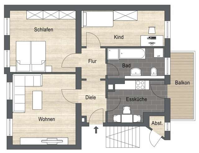 I INVEST in Schkeuditz I 3-RW mit Balkon I