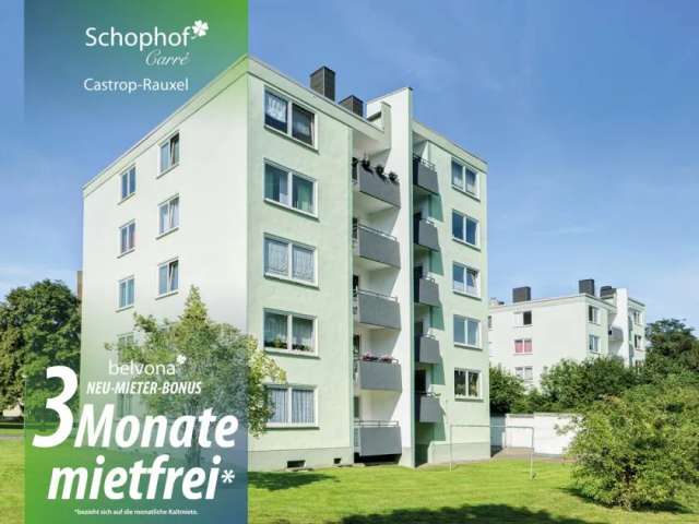 ✅ 3 Monate mietfrei: Frisch sanierte 2 Zimmer-Ahorn-Luxuswohnung