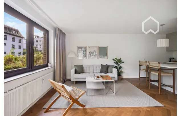 Designer Apartment in Bestlage Rotherbaum mit Balkon, Sauna und Schwimmbad