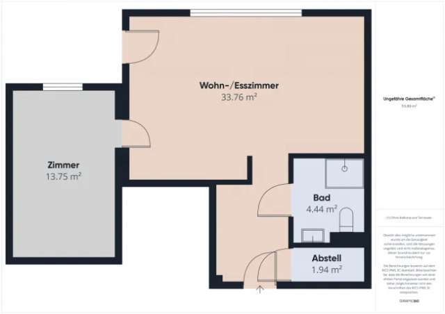 2-Zimmer Erdgeschosswohnung mit Terrasse - Neubau mit Sonderabschreibung