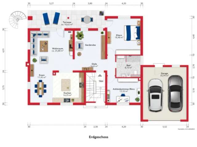 Einzugsbereites Familienhaus in Überherrn - Vielseitig & Gepflegt