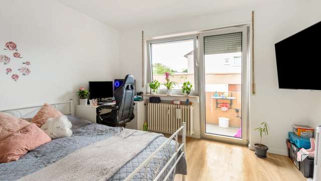 Bezugsfreie 3-Zimmer-Wohnung mit Balkon und Garage in Rheinnähe 