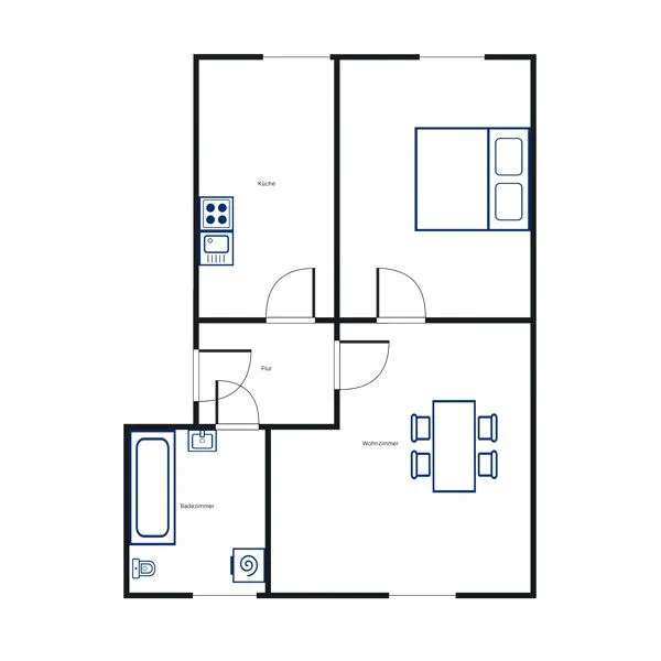 Perfekt! Günstige 2-Zimmer-Wohnung sucht Mieter