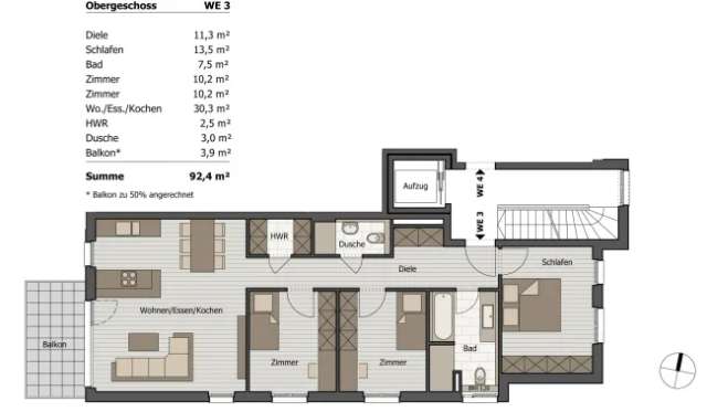 Neubauprojekt Mehrfamilienhaus in Frankfurt Bergen-Enkheim mit 5 Parteien und 471 m² Wohnfläche