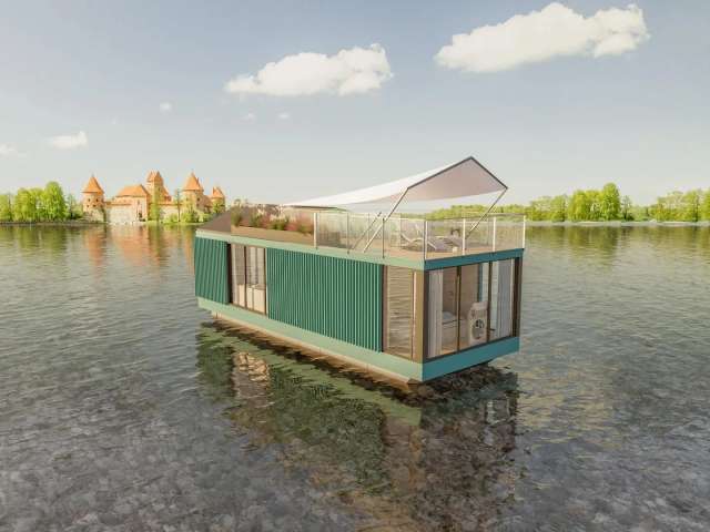 Ferienhaus auf dem Wasser