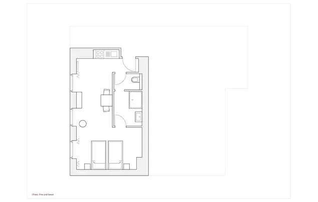 Mieten Sie eine 2 Zimmerwohnung von 34 m² in Dusseldorf (Mendelssohnstraße 17, 40233 Dusseldorf, Germany) – immosurf.de