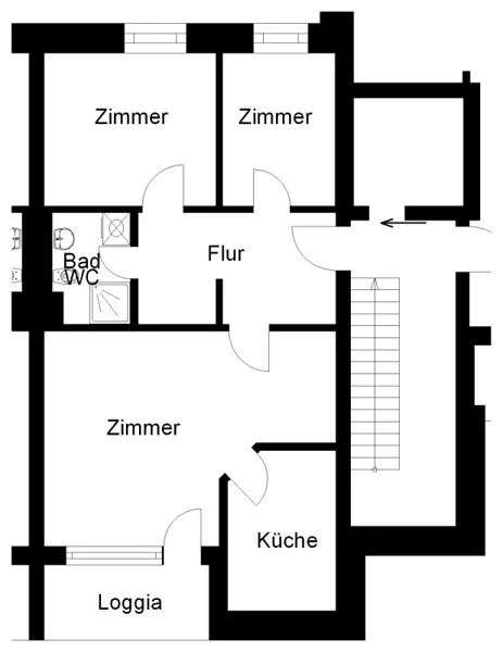 Schöne 3-Zimmer-Wohnung in Eversburg!