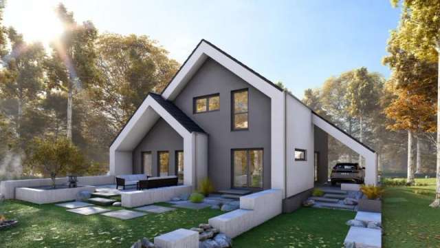 Familienfreundliches Einfamilienhaus mit Carport und modernem Design