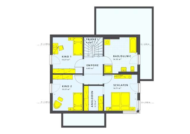 Sunshine 143 Einfamilienhaus mit Satteldach in Erkner