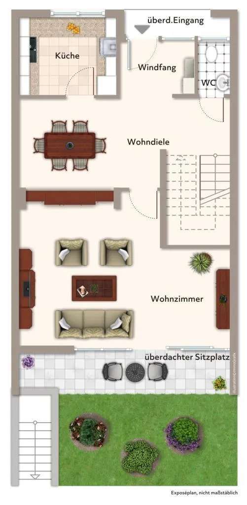 Modernes Reihenmittelhaus mit Garten am Ortsrand von Sindelfingen!