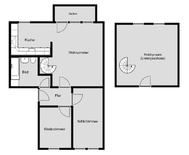 Engelsdorf - LEIPZIG ENGELSDORF + 3 RAUM MAISONETTE + BALKON + HOBBYRAUM IM UG + GARAGE