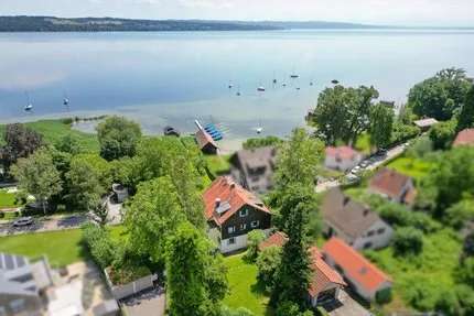 Juwel am Ammersee: Historische Landhaus-Villa mit Seeblick und weiterem Baurecht auf dem Grundstück