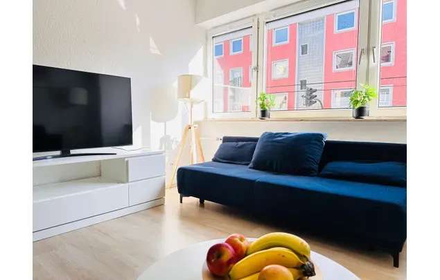 Gemütliche Wohnung mit 6 Schlafplätzen, Balkon und Netflix