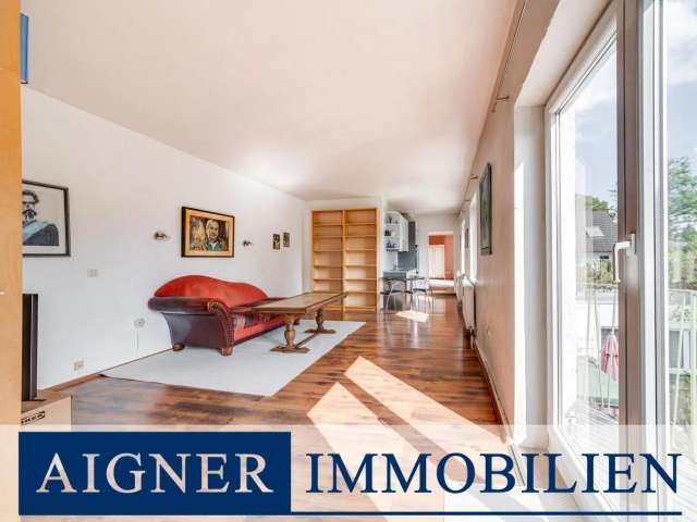 AIGNER - Wohnidylle in Neubiberg: 2-Zimmer-Wohnung mit 47m² sonniger Dachterrasse