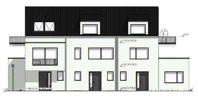 Modernes Reihenhaus Neubau GEG 2020 - Ihr Traum vom Eigenheim wird Wirklichkeit