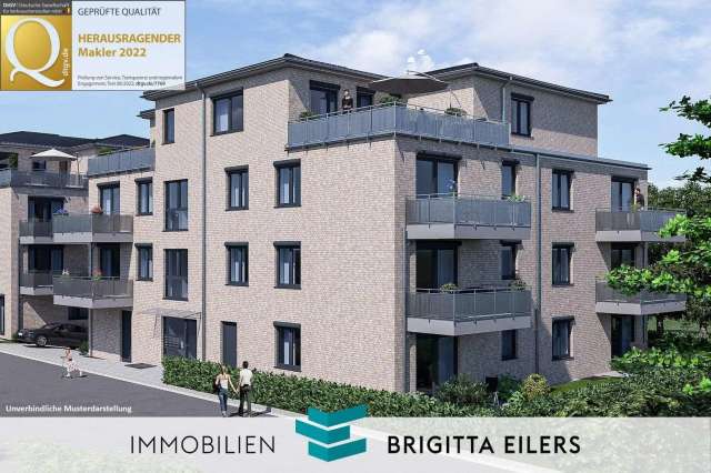 Moderne 3-Zimmer-EG-Wohnung mit Terrasse & Gartenanteil