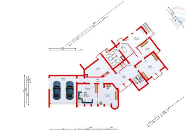 REMAX! Architekten Bungalow in Waldrandlage von Ensdorf.